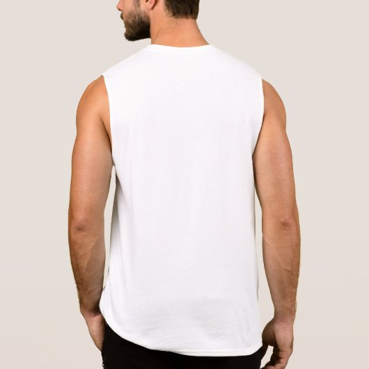 Gym Motivation "Bro" Sleeveless Shirt (Back)