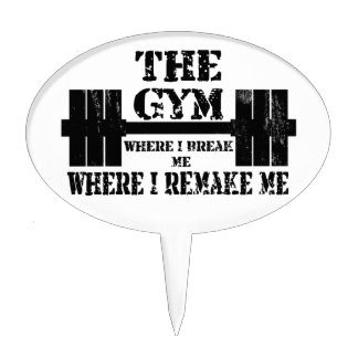Gym Cake Toppers | Zazzle