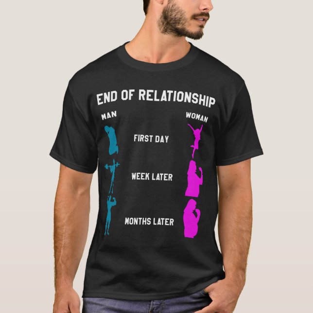 gym motivation end of relationship T-Shirt (Front)