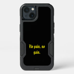 GYM Motivation quotes And Black iPhone 13 Case