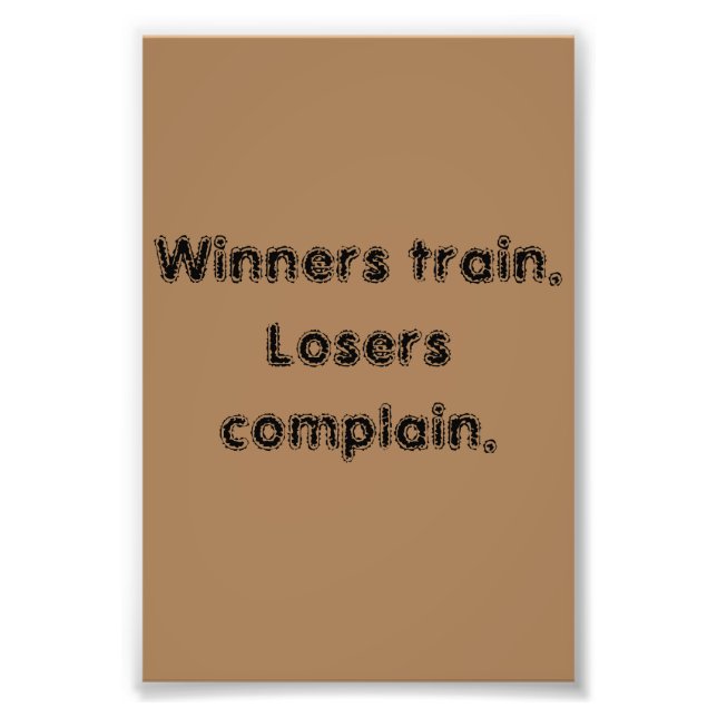 GYM Motivation quotes And Light Brown Poster (Front)