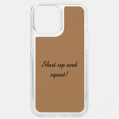 GYM Motivation quotes And Light Brown  Speck iPhone 12 Pro Max Case