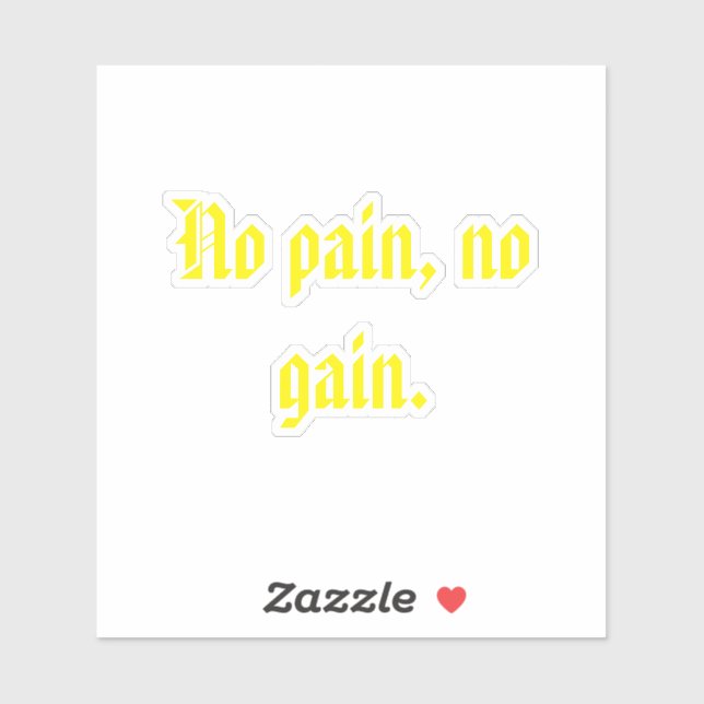 GYM Motivation quotes  Sticker (Sheet)