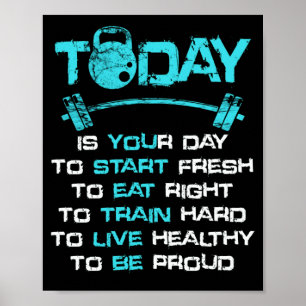 Gym Motivation Workout Quote Motivational Fitness Poster