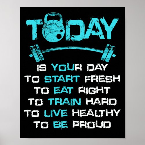 Gym Motivation Workout Quote Motivational Fitness Poster