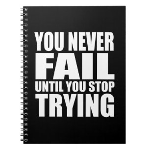 Gym motivational quotes for success slogan notebook