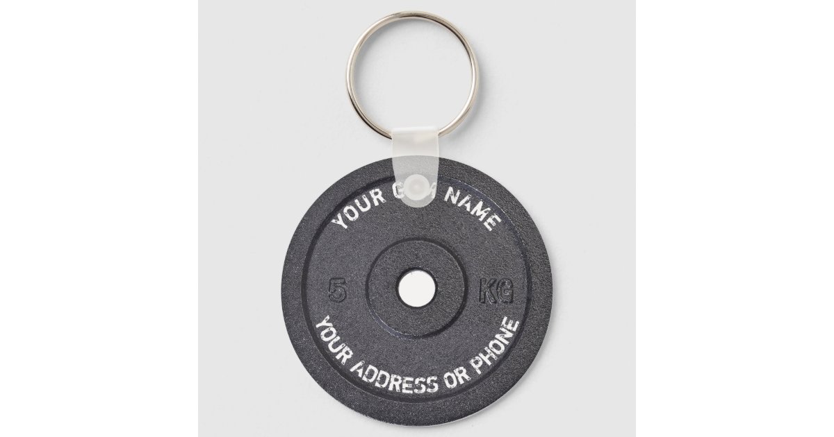 Gym Keychain Custom Motivation SKULL Workout Gifts