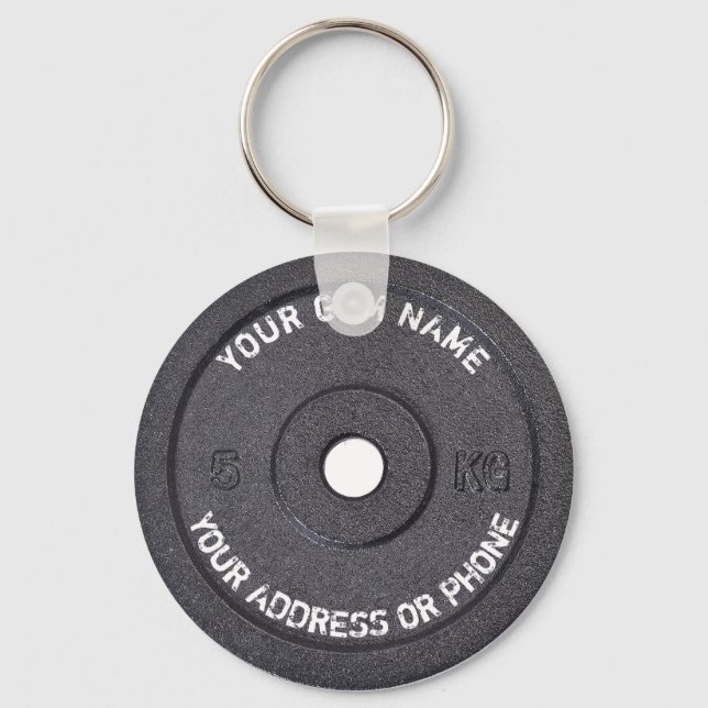 Gym Owner Fitness Instructor Gym Coach Workout Keychain (Front)