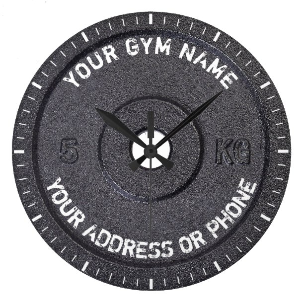 Gym Wall Clocks Zazzle