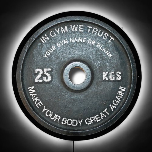 Gym Owner Fitness Workout Vintage Weight Funny LED Sign