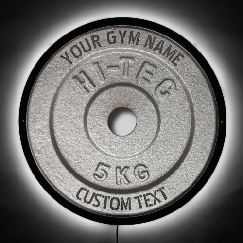 Gym Owner or User Fitness Funny Grey Edition LED Sign