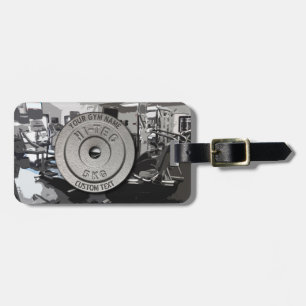 Gym Owner or User Fitness Funny Grey Edition Luggage Tag