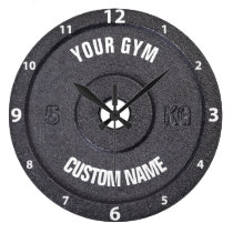 Gym Owner or User Funny White Numbers Clock Gym Owner or User Funny White Numbers Clock