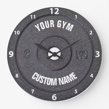 Gym Owner or User Funny White Numbers Clock