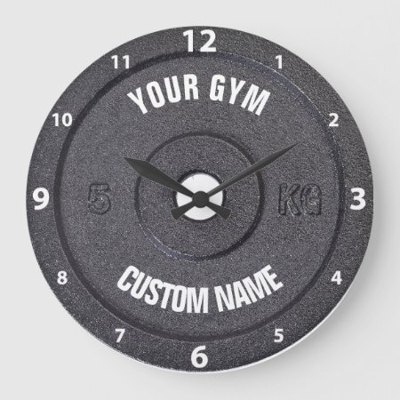 Gym Owner Or User Funny White Numbers Clock