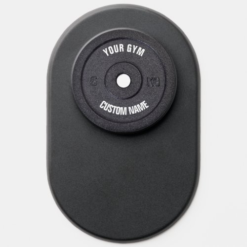 Gym Owner or User Funny White Numbers Clock PopSocket