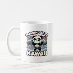 Gym Panda Training To Be Kawaii Cute Anime Workout Coffee Mug