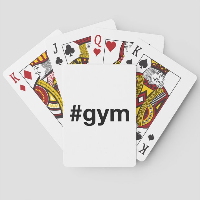 Gym Poker Cards (Back)
