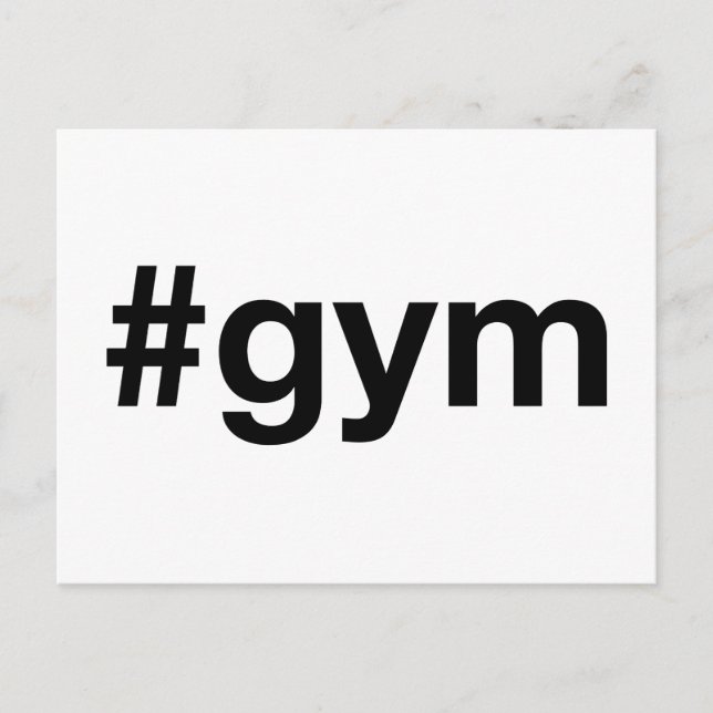 Gym Postcard (Front)