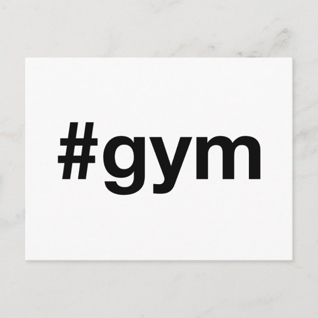 Gym Postcard (Front)