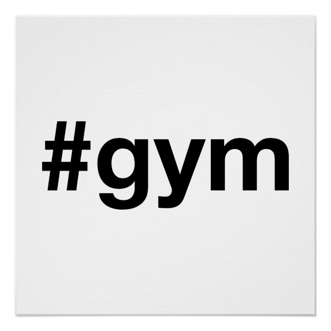 Gym  poster (Front)