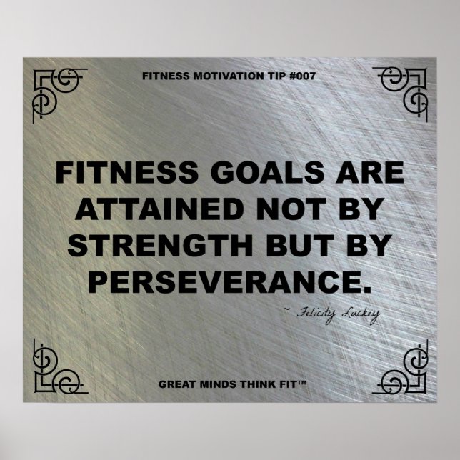 Gym Poster for Fitness Motivation #007 (Front)