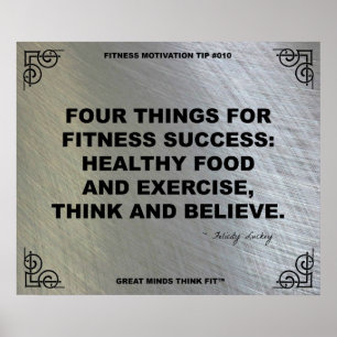 Gym Poster for Fitness Motivation #010