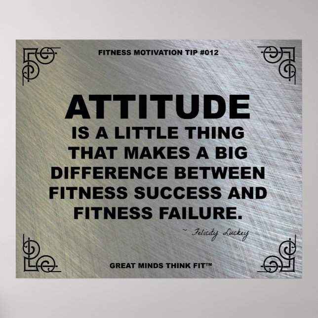 Gym Poster for Fitness Motivation #012 (Front)