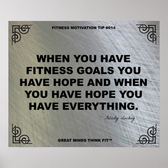 Gym Poster for Fitness Motivation #014