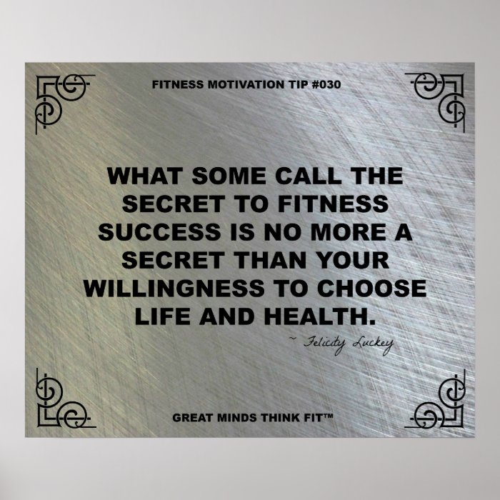 Gym Poster for Fitness Motivation #030