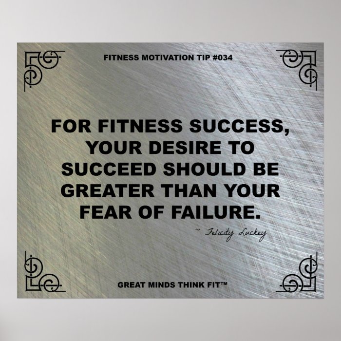 Gym Poster for Fitness Motivation #034