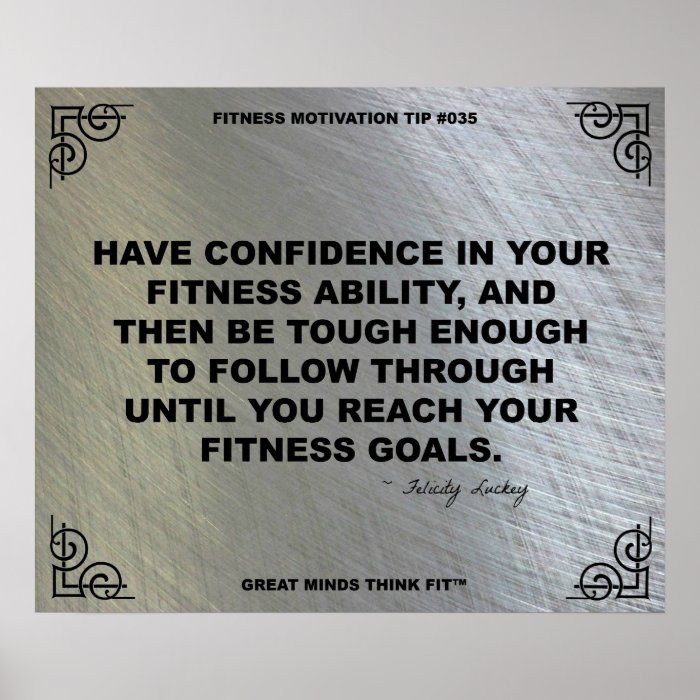 Gym Poster for Fitness Motivation #035