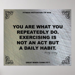 Gym Poster for Fitness Motivation #036