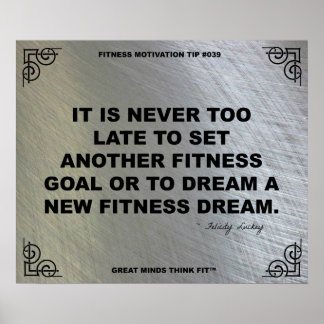 Gym Poster for Fitness Motivation #039