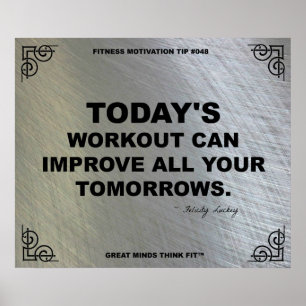 Gym Poster for Fitness Motivation #048