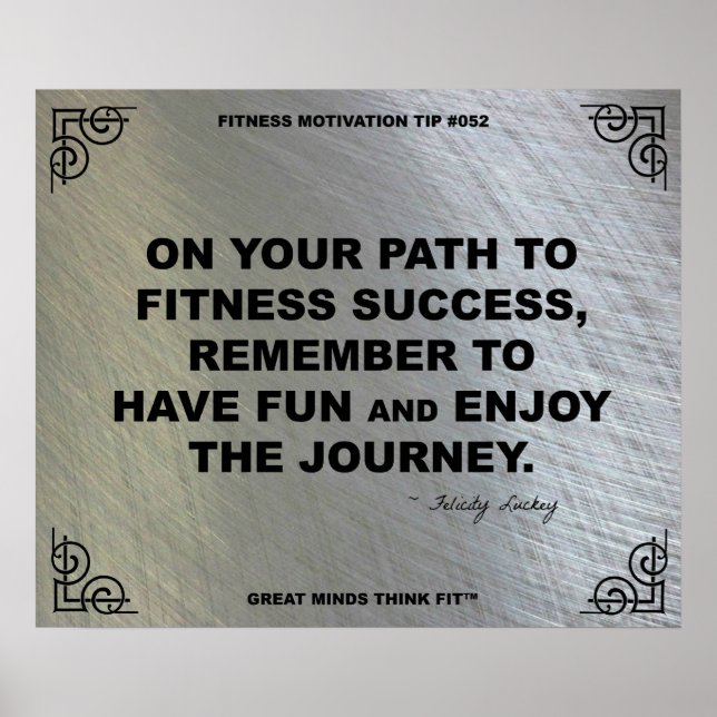 Gym Poster for Fitness Motivation #052 (Front)