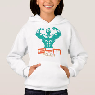 Gym Power Motivation Fitness Strength Workout Hoodie