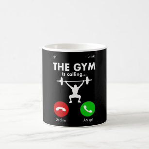 Gym Powerlifting Bodybuilding Saying Gift Coffee Mug