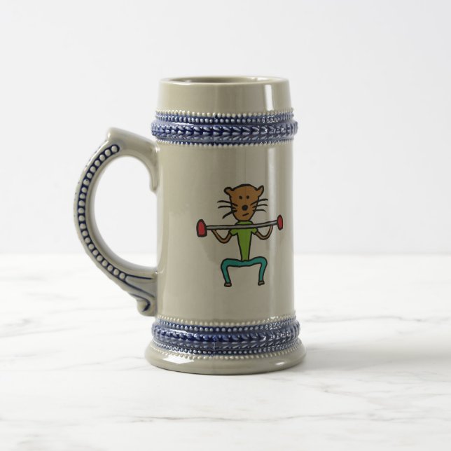Gym Rat Beer Stein (Left)