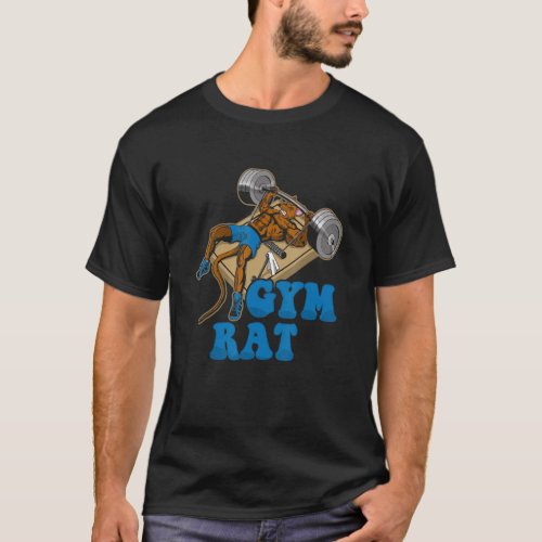 Gym Rat Bodybuilding Against Mousetrap  Rats T_Shirt