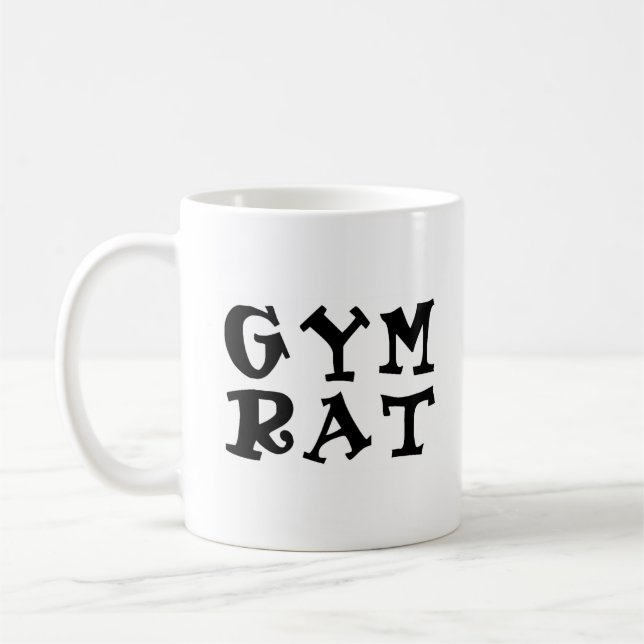 gym rat coffee mug (Left)