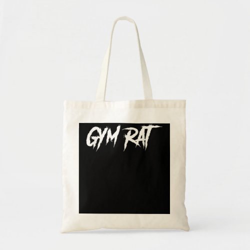 Gym Rat Gifts Men Essential Clothes Hustle Fitness Tote Bag
