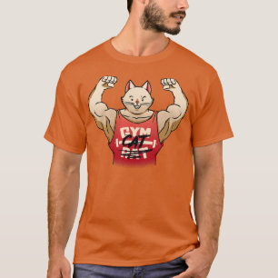 Gym Rat Gym Cat by Tobe Fonseca T-Shirt