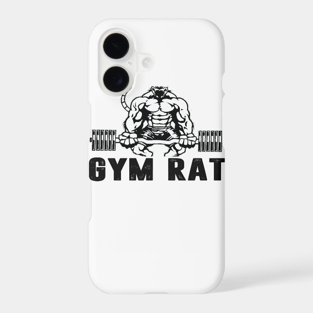 Gym Rat Iphone Case (Back)