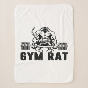 Gym Rat Sherpa Blanket