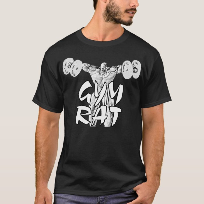 Gym Rat Weightlifter TShirt Zazzle