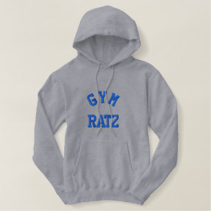 GYM RATZ EMBROIDERED HOODIE