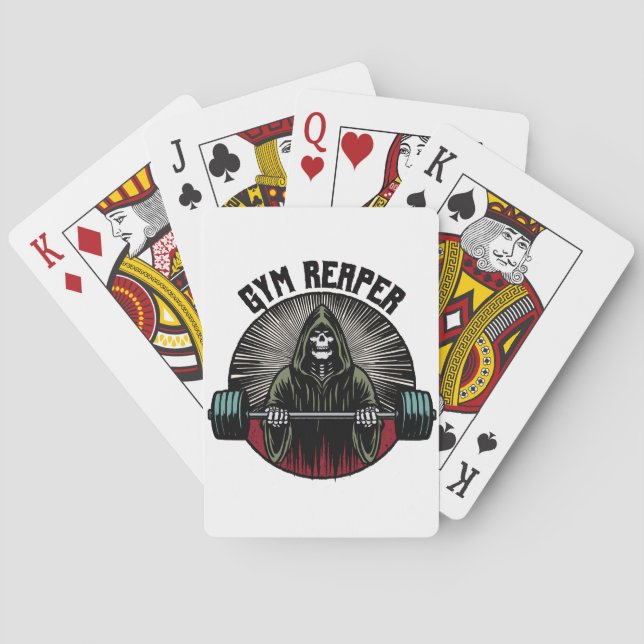 Gym Reaper Workout Poker Cards (Back)
