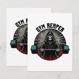 Gym Reaper Workout RSVP Card