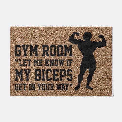 Gym Room Decor Gym Lovers Doormat